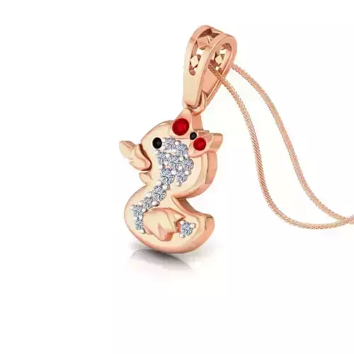 Kids baby-duck pendant 3dm stl detail 3D print model