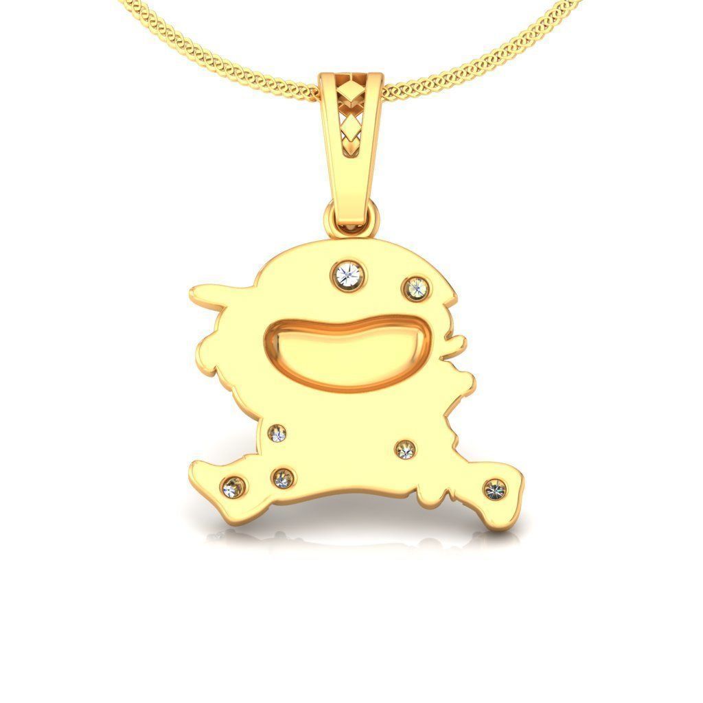 Kids boy pendant 3dm stl detail 3D print model_7