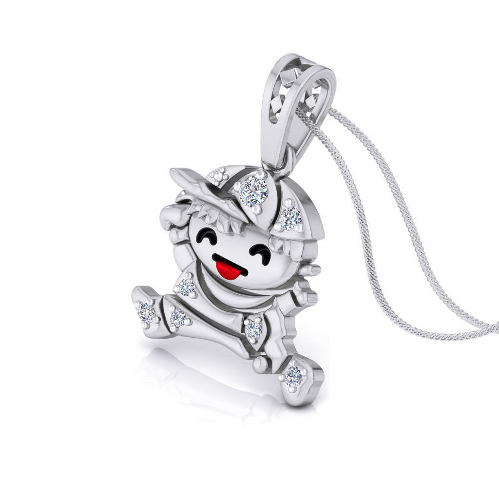 Kids boy pendant 3dm stl detail 3D print model_2