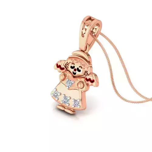 Kids doll pendant 3dm stl detail 3D print model