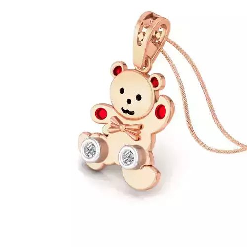 Kids panda pendant 3dm stl detail 3D print model