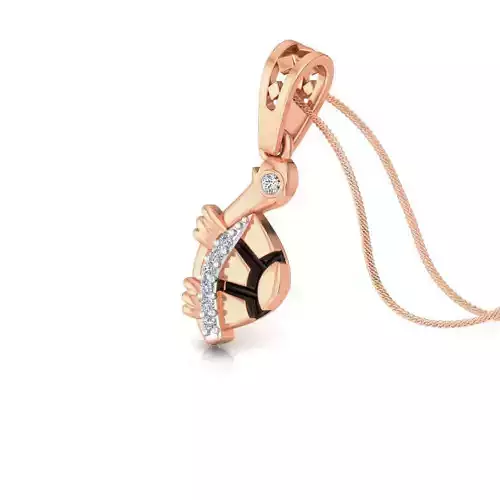 Kids tortois pendant 3dm stl detail