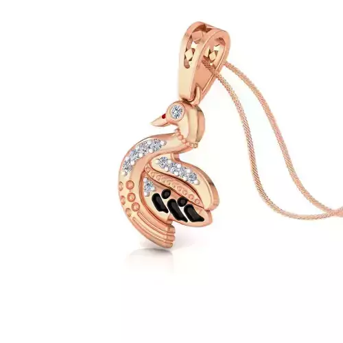 Kids duck pendant 3dm stl detail 3D print model