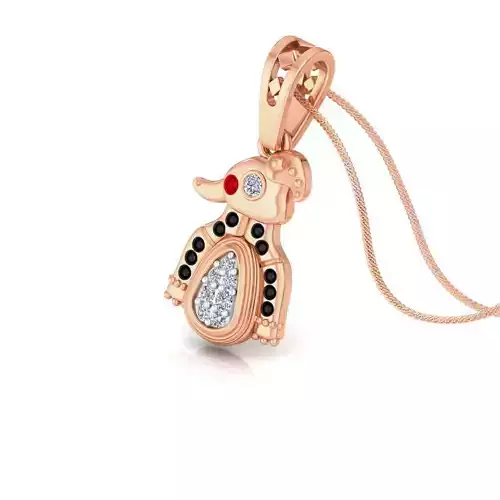 Kids baby elephant pendant 3dm stl detail 3D print model