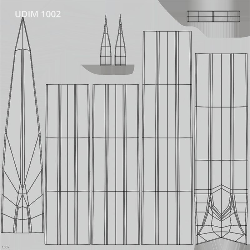 Medieval Sword 02  plus old texture and sheath 3D model_24