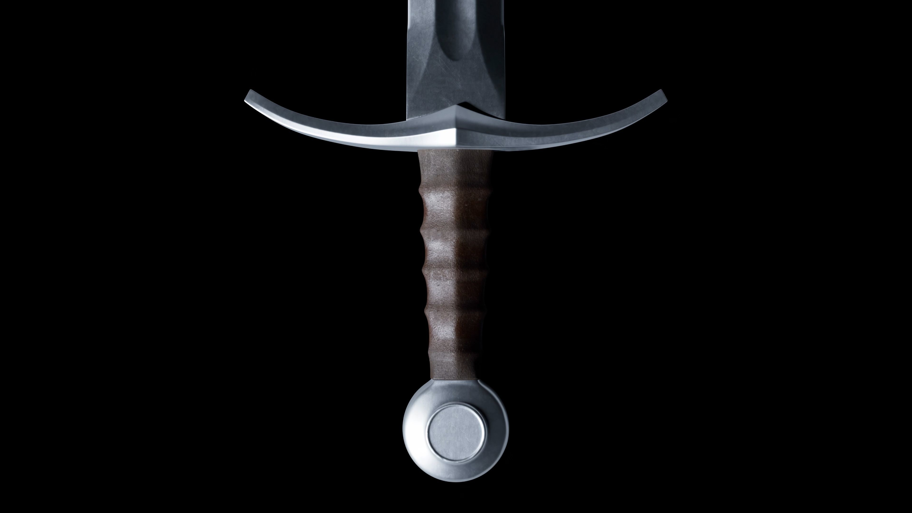 Medieval Sword 02  plus old texture and sheath 3D model_17