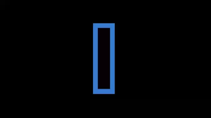 FONTIRON-009 I letter Free low-poly 3D model