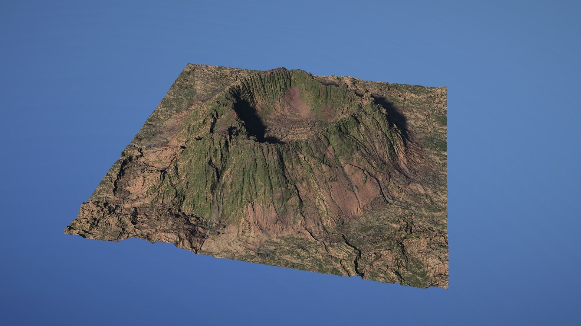 Landscape Environment Volcano Snow 18 Low-poly 3D model_19