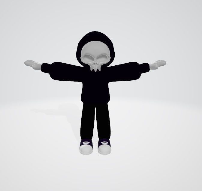 cool skeleton Free 3D model_1