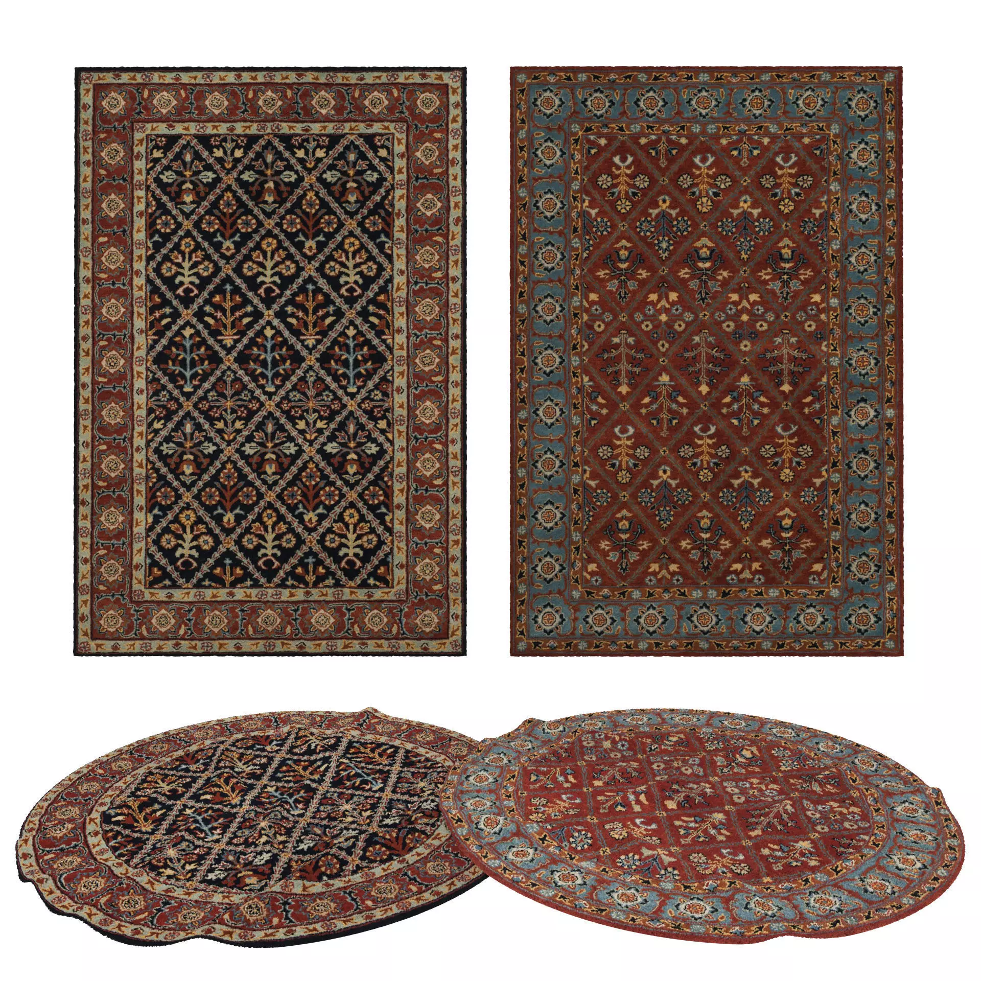 Rugs No 853 Low-poly 3D model