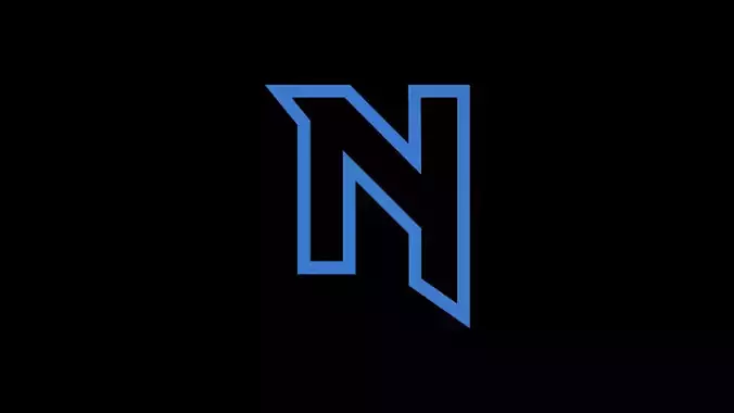 FONTIRON-014 N letter Free low-poly 3D model