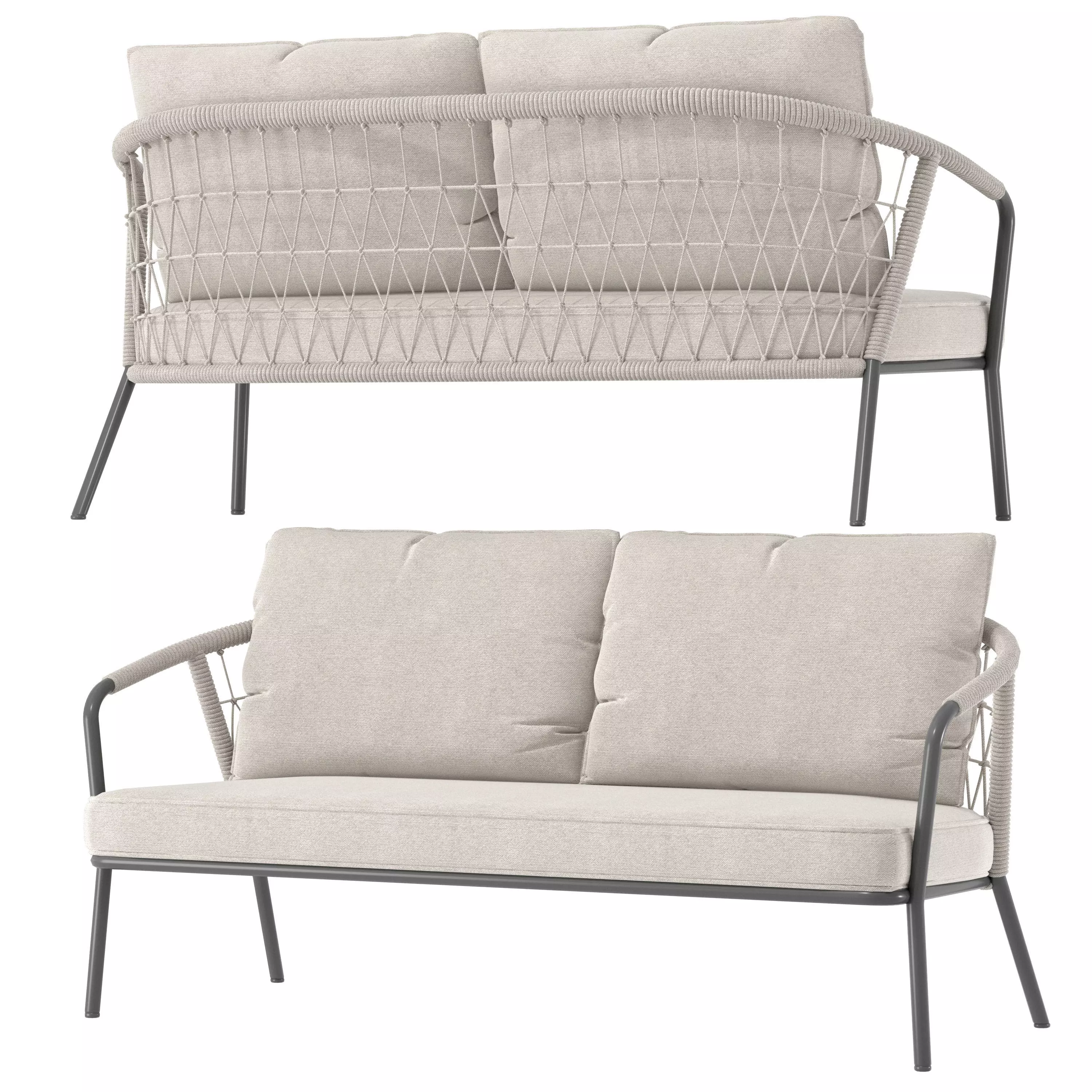 sette garden mess sofa 3D model