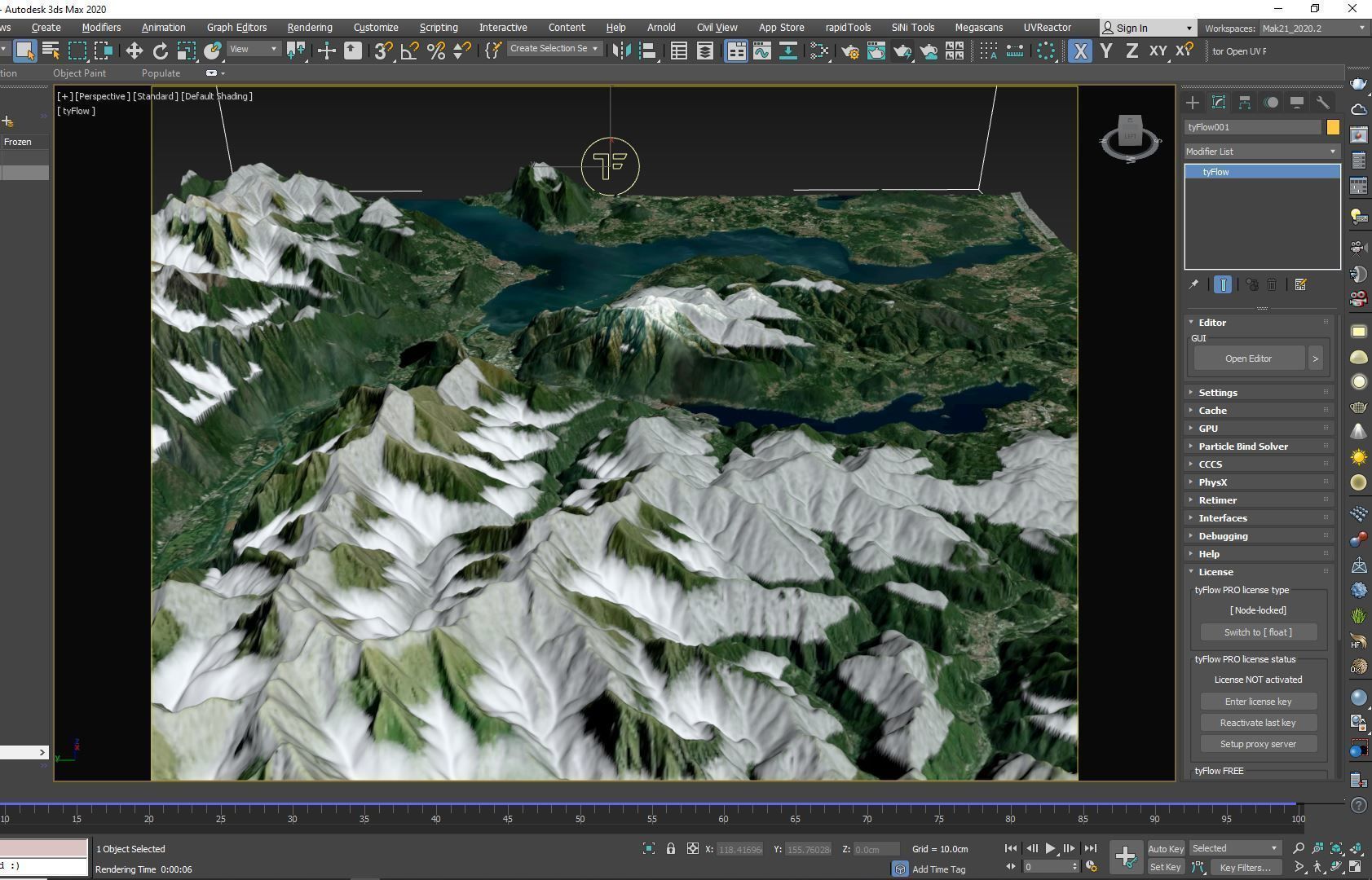 Tyflow Terrain in 3ds max e non solo 3D model_7