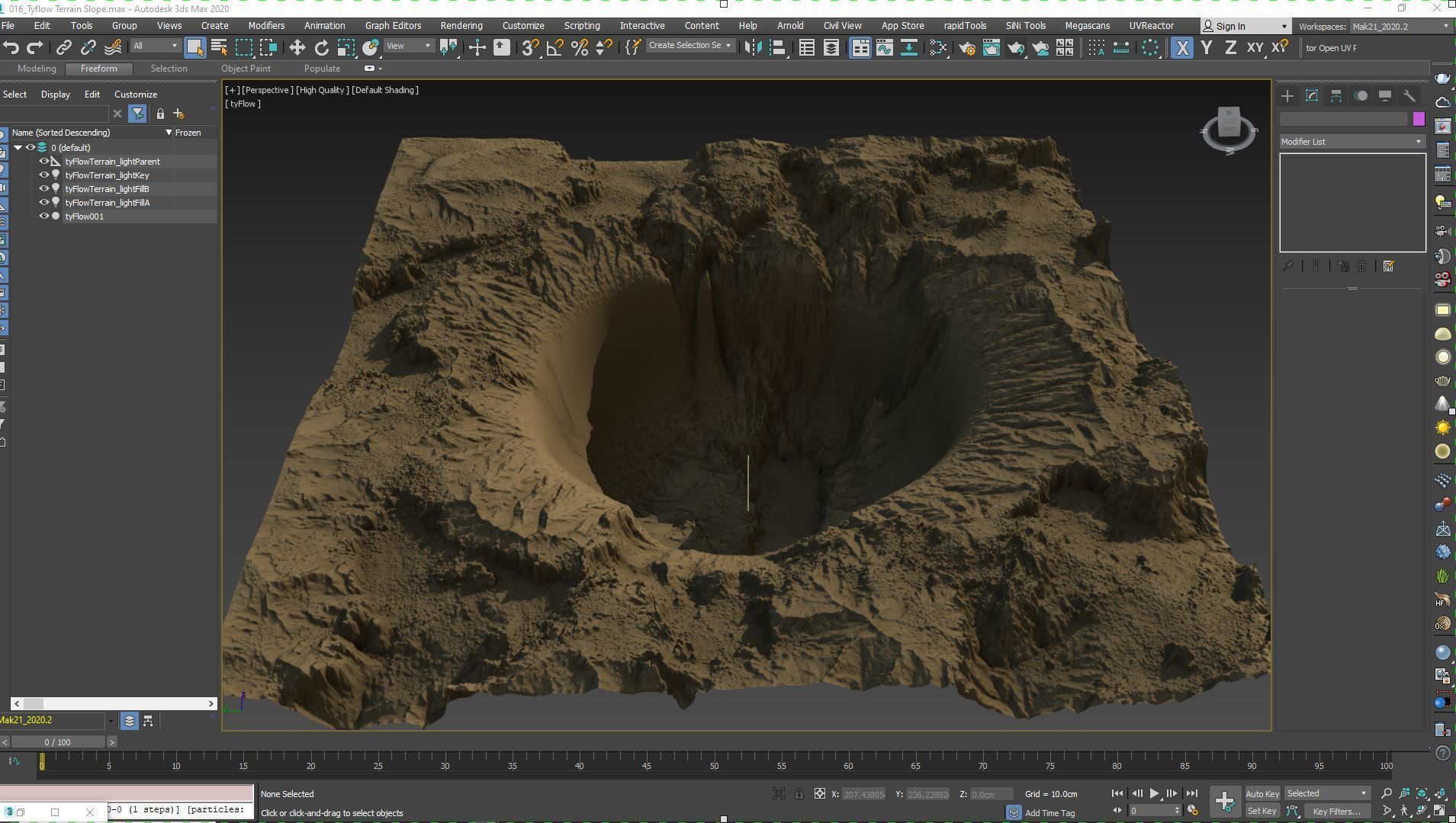 Tyflow Terrain in 3ds max e non solo 3D model_6