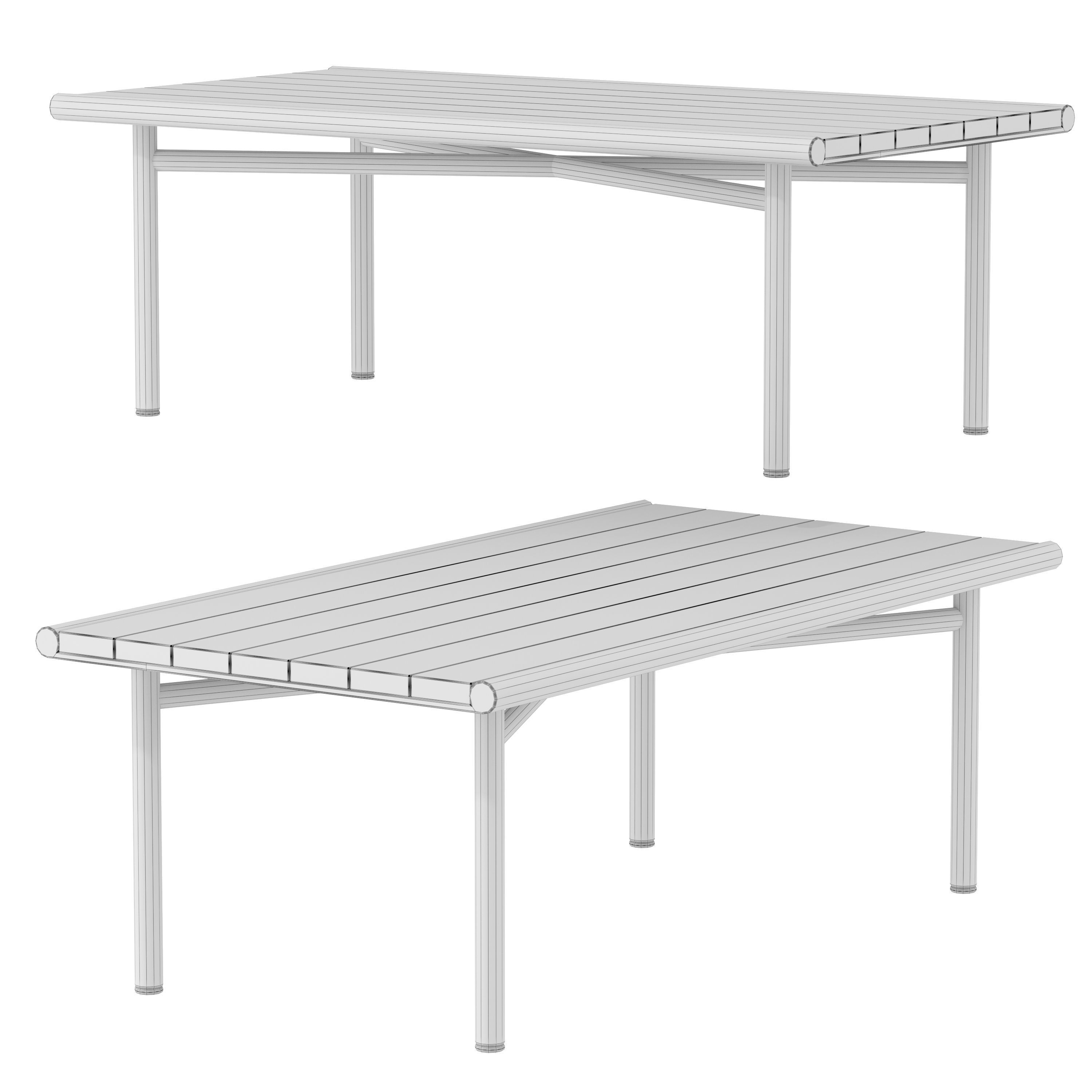 sette garden orka coffee table 3D model_1