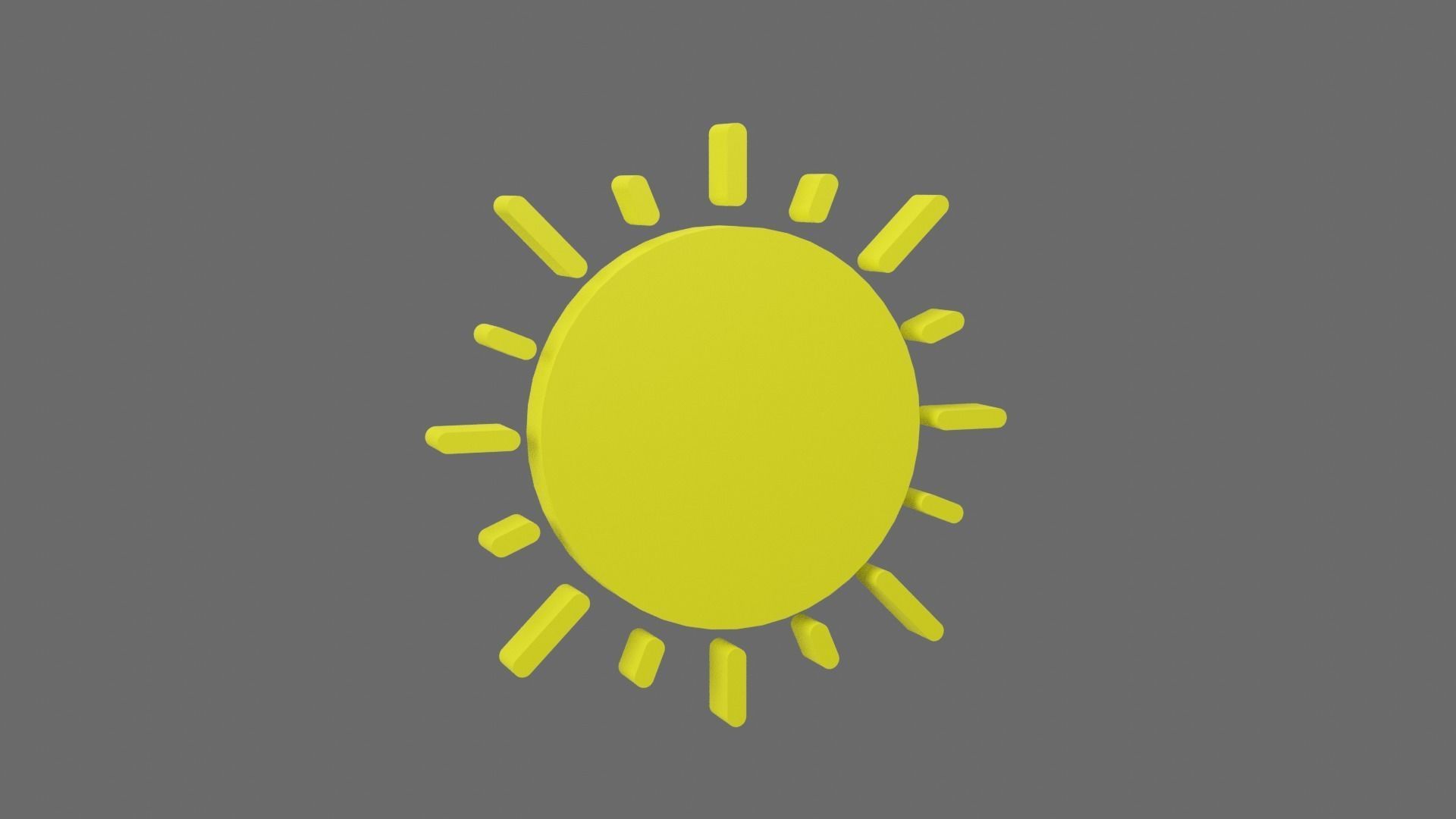 Weather Icon Pack Low-poly 3D model_9