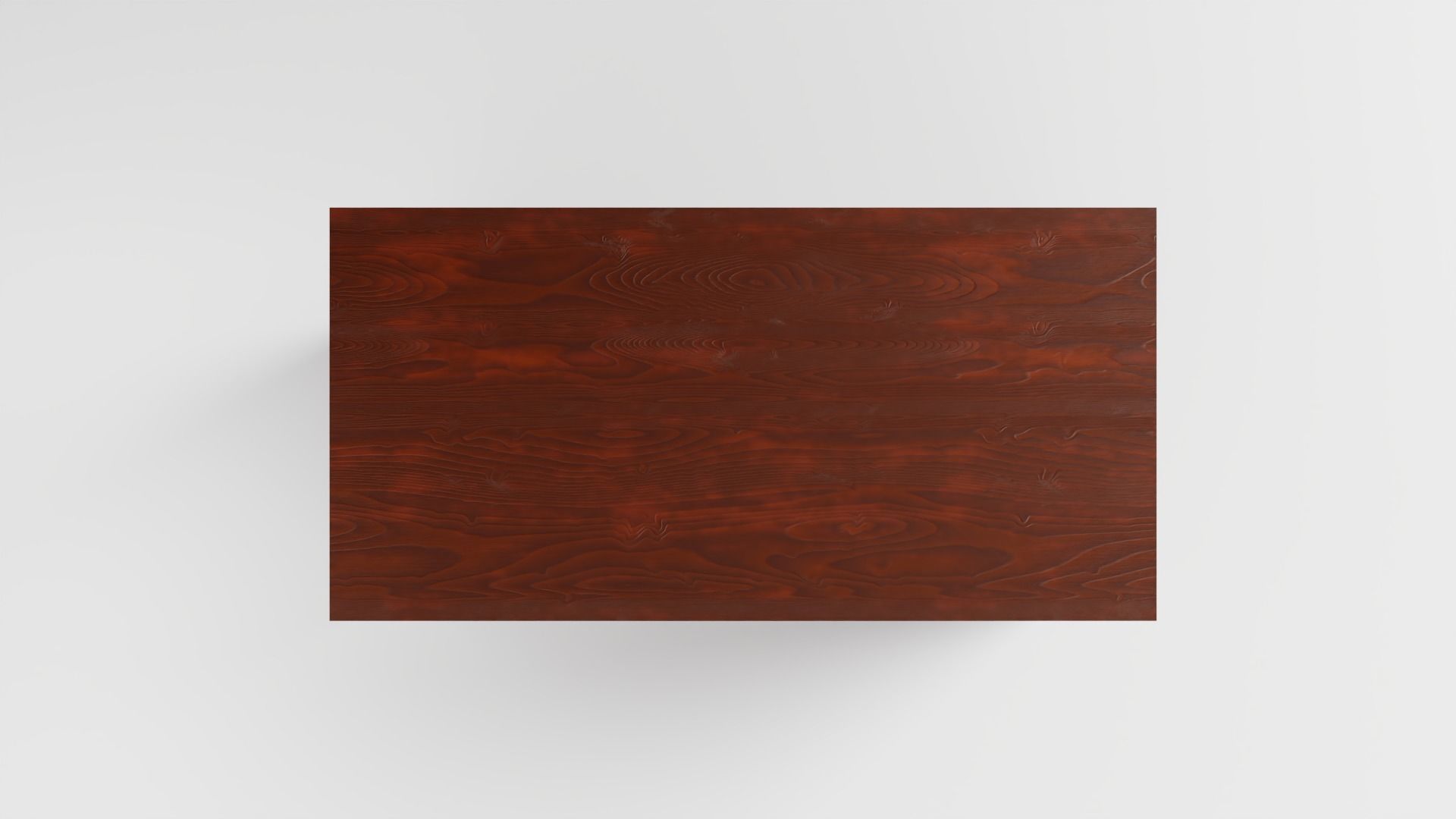 Wood Desk Unit 3D model_4