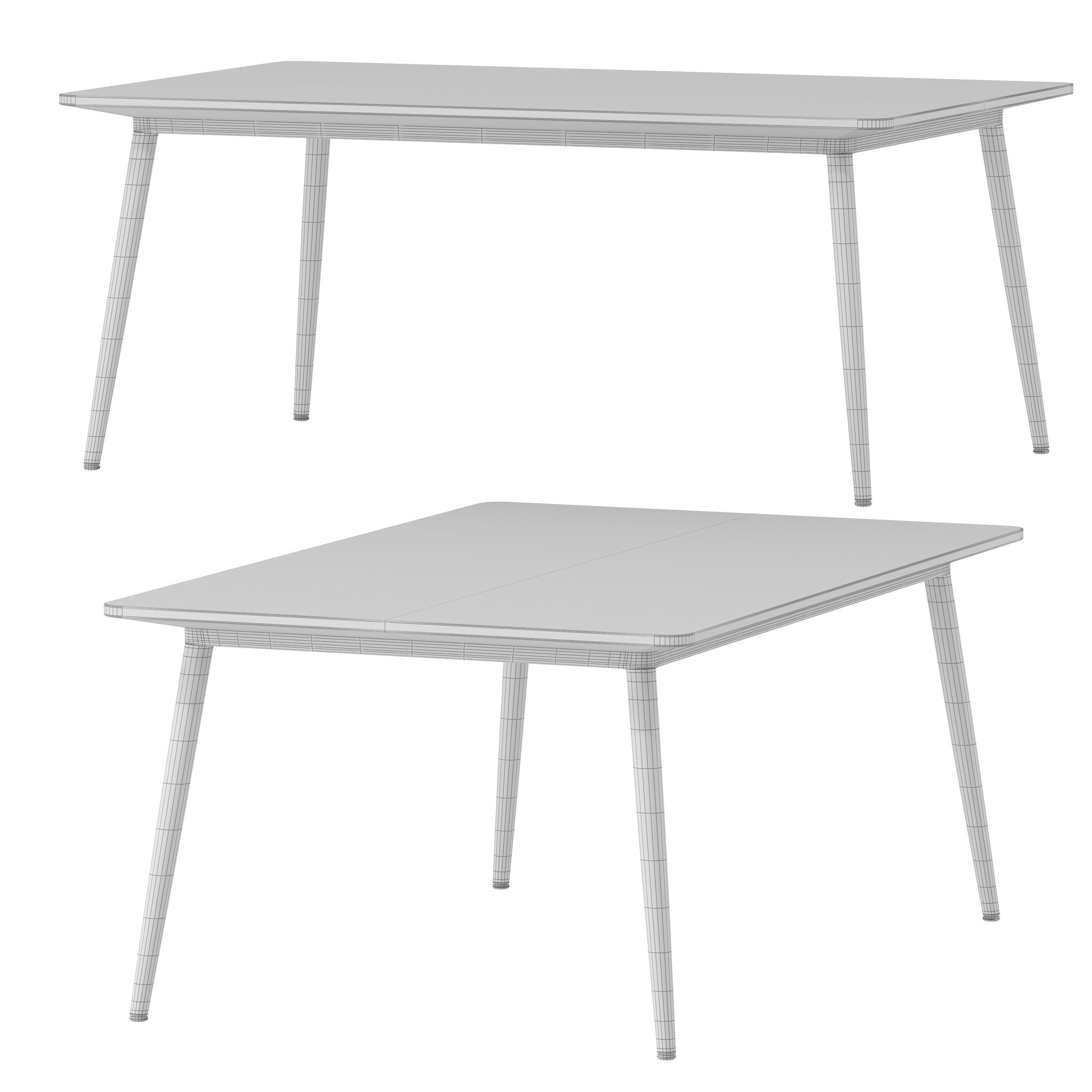 sette garden tron coffee table 3D model_1