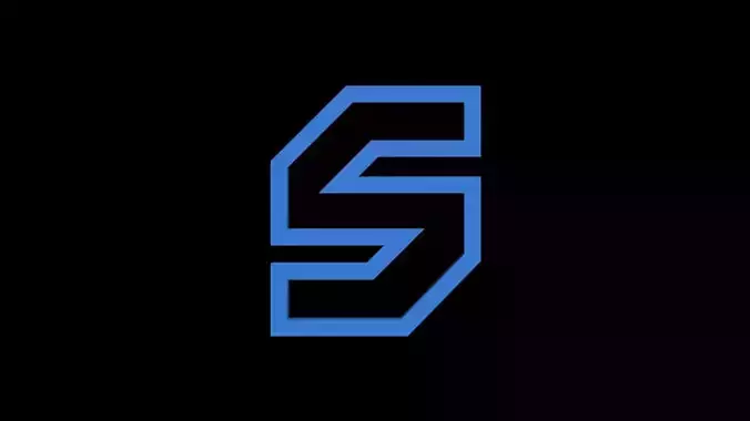 FONTIRON-019 S letter Free low-poly 3D model