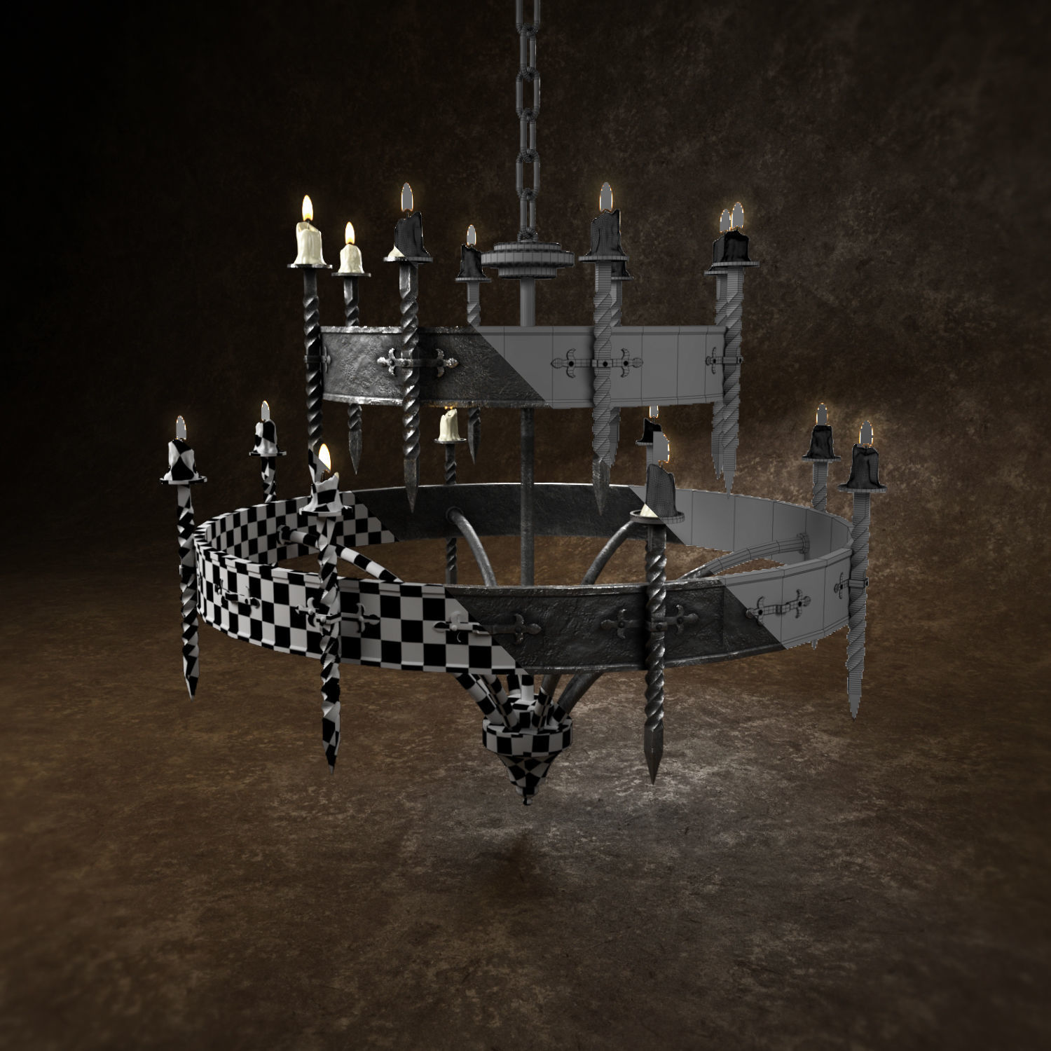 Medieval Collection01 Low-poly 3D model_23