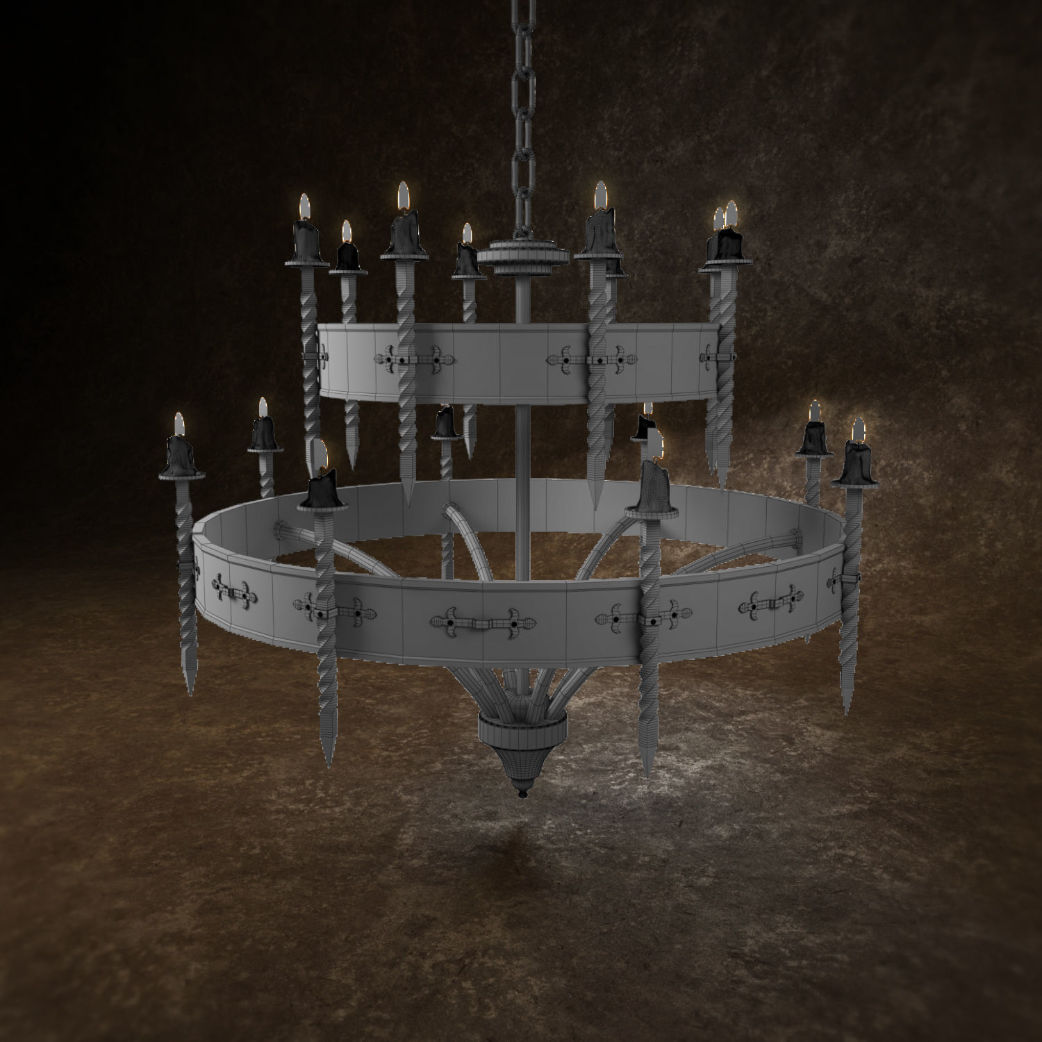 Medieval Collection01 Low-poly 3D model_30