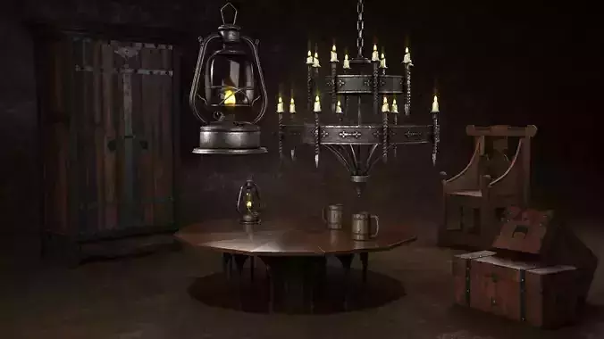 Medieval Collection01 Low-poly 3D model Medieval Collection01 Low-poly 3D model