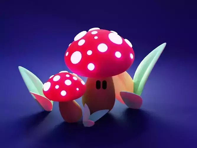 Happy mushrooms