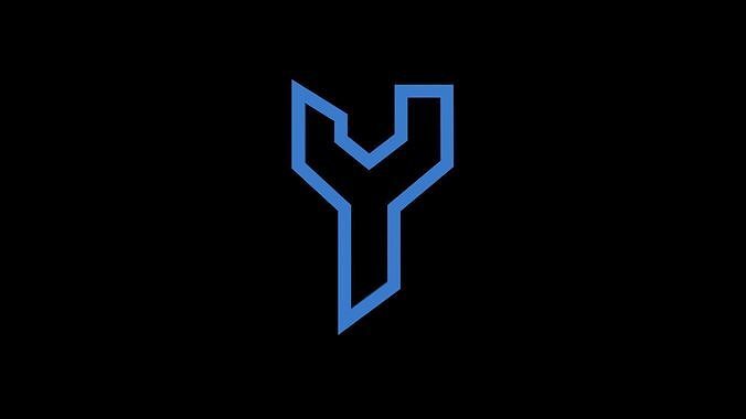FONTIRON-025 Y logo Free low-poly 3D model