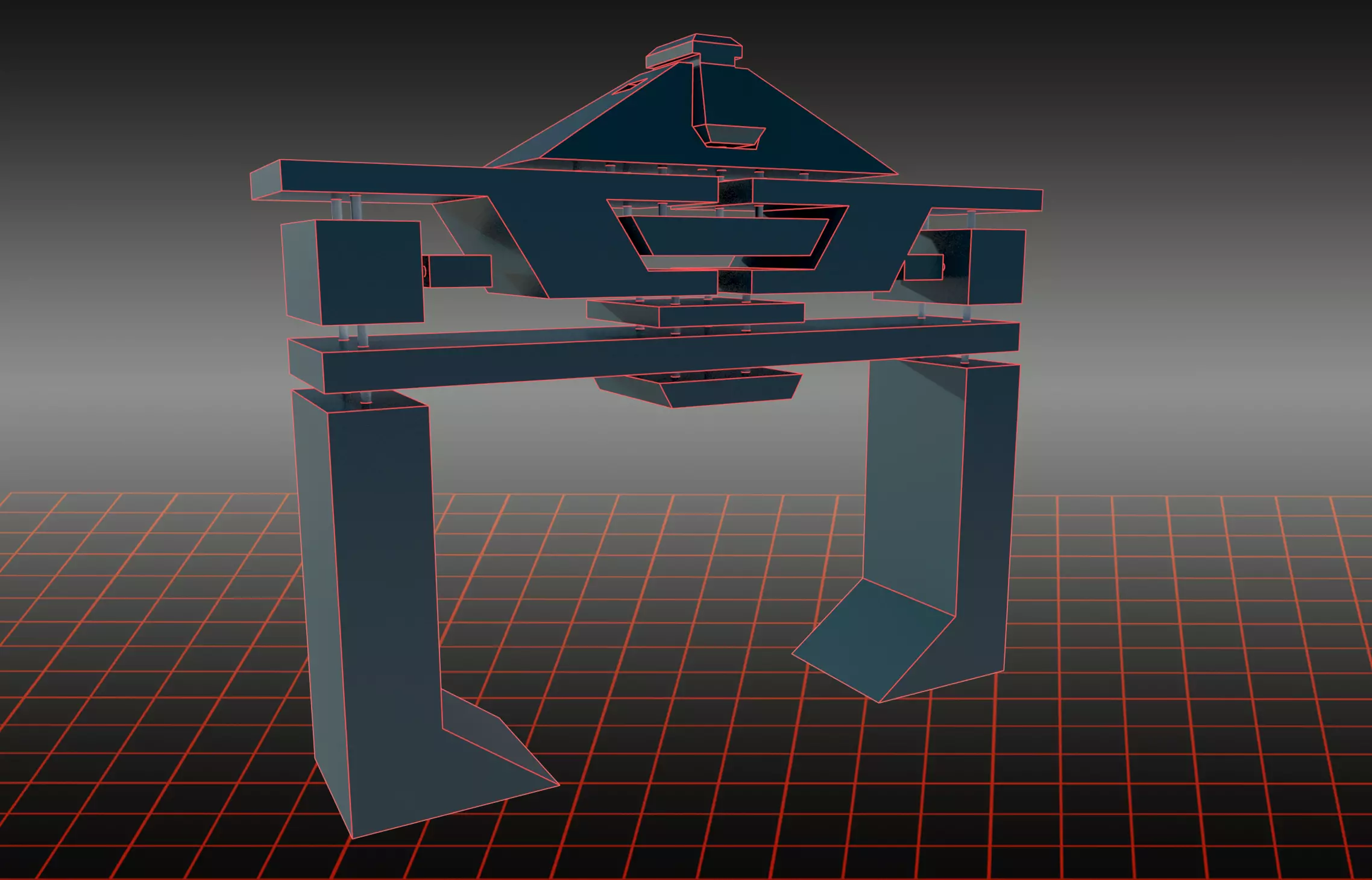 Tron Recognizer - Grid Patrol Ship 3D print model
