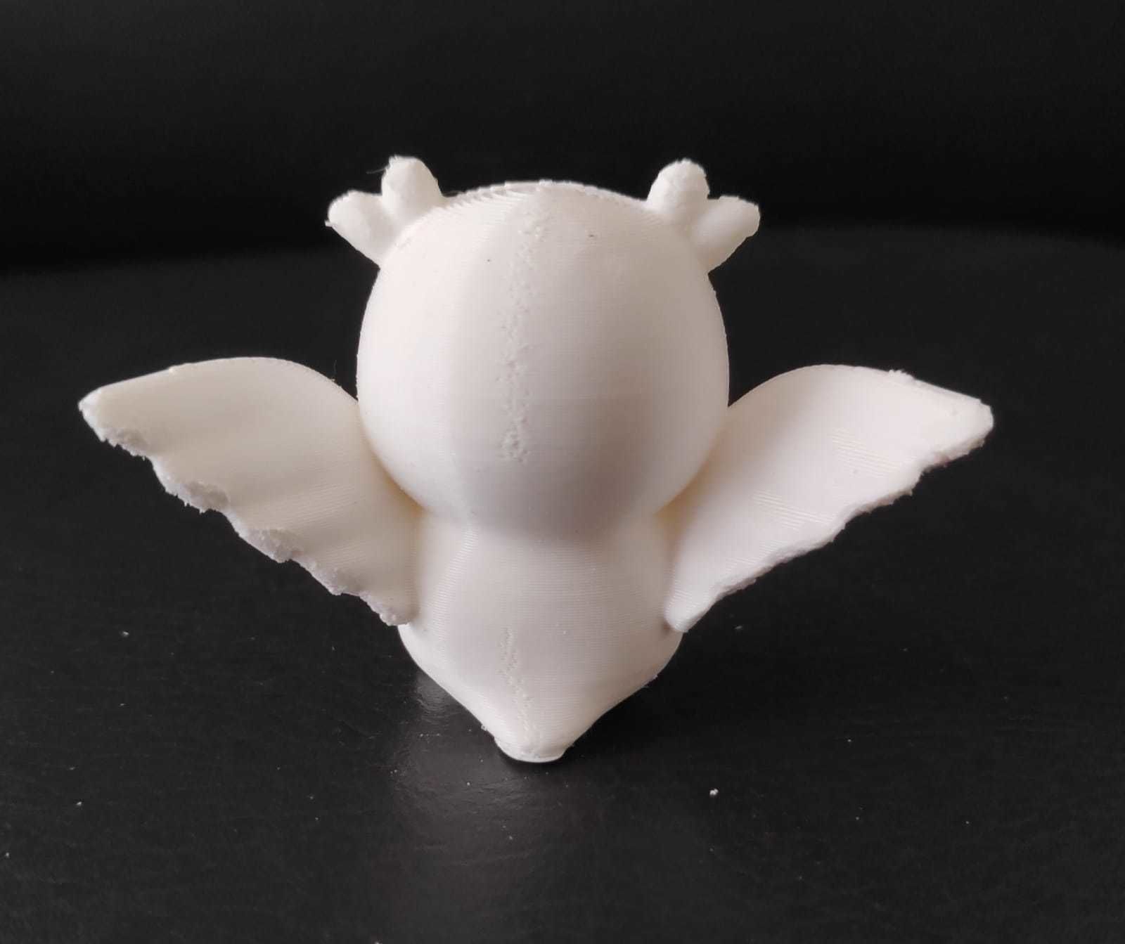 Owl Open Wings 3D print model_9