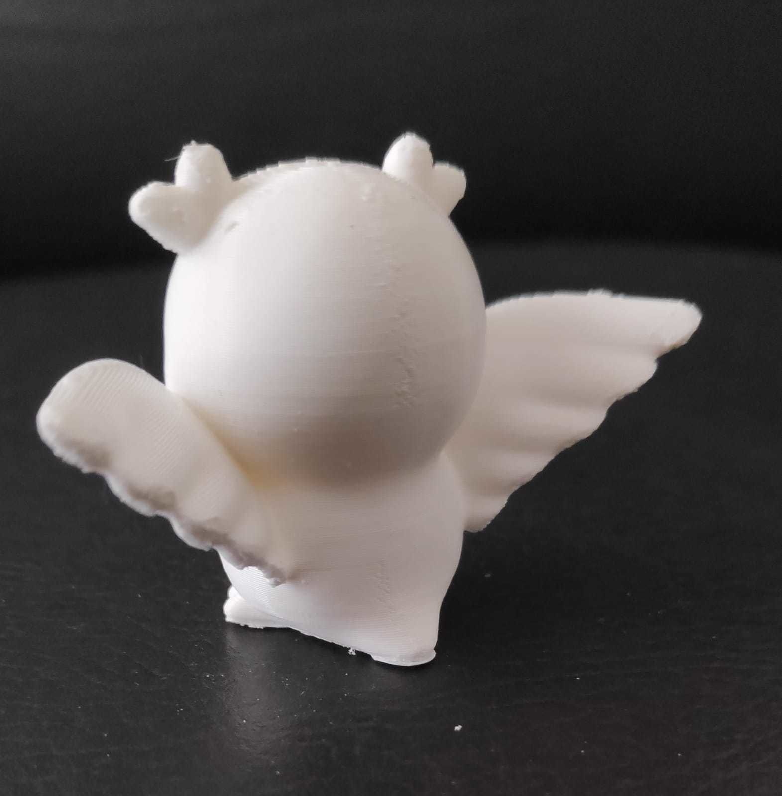 Owl Open Wings 3D print model_7
