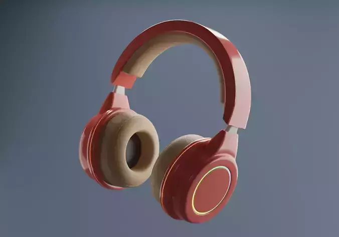 Headphones design 3D model