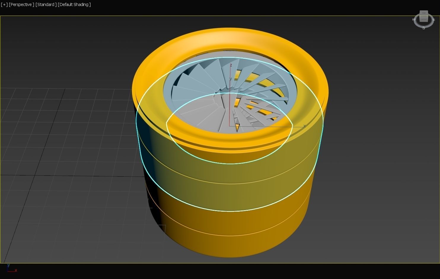 Modular - Rim Driven - Electric Thruster 01 - Concept 3D print model_13