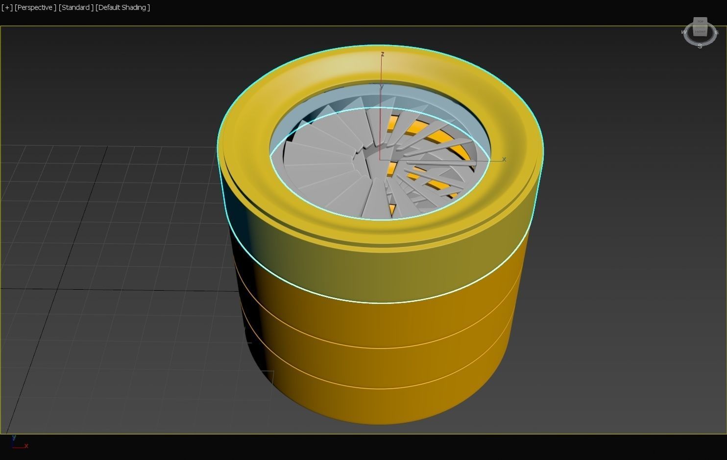 Modular - Rim Driven - Electric Thruster 01 - Concept 3D print model_12
