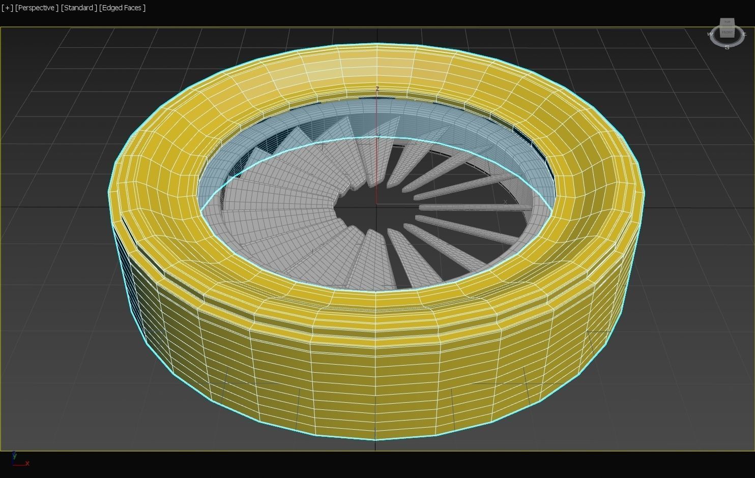Modular - Rim Driven - Electric Thruster 01 - Concept 3D print model_4
