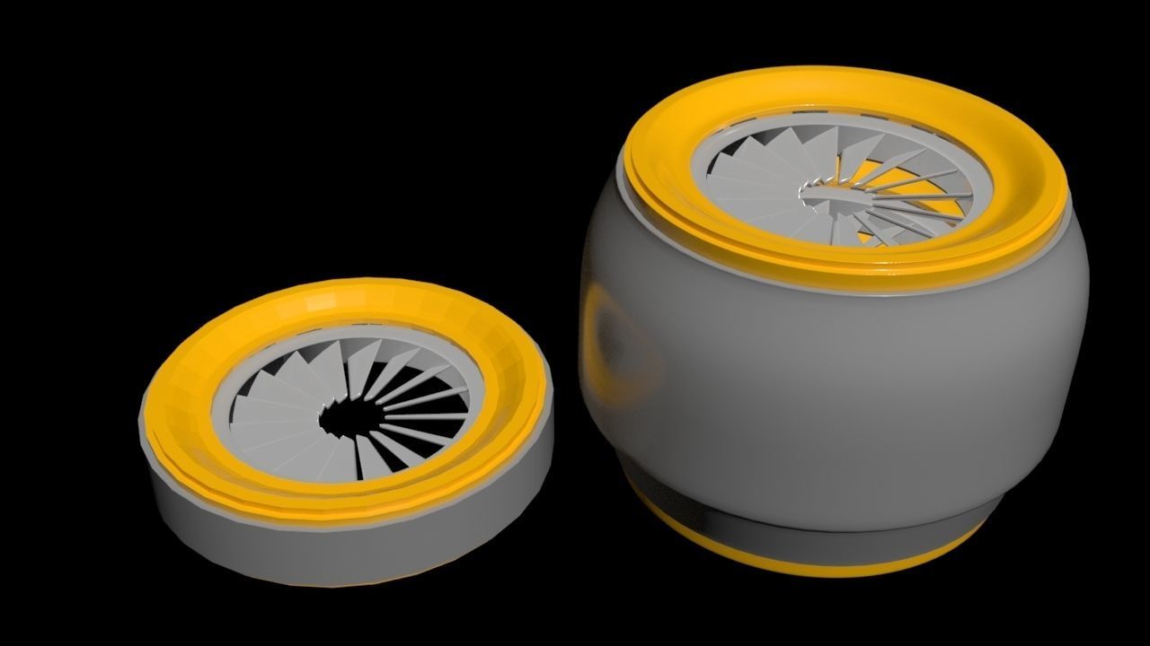 Modular - Rim Driven - Electric Thruster 01 - Concept 3D print model_9