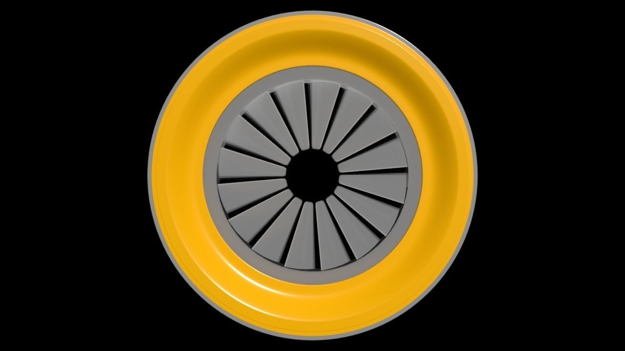 Modular - Rim Driven - Electric Thruster 01 - Concept 3D print model_22