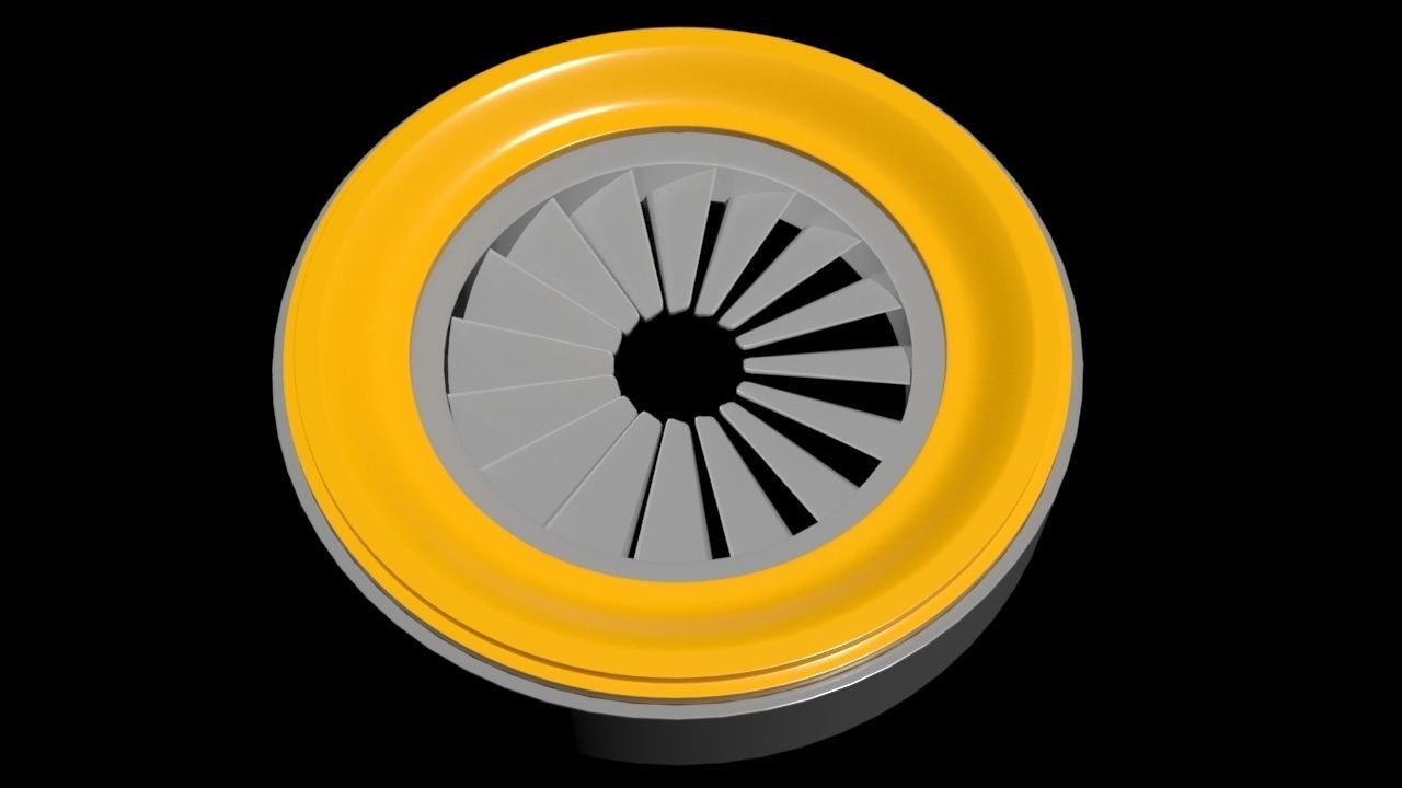 Modular - Rim Driven - Electric Thruster 01 - Concept 3D print model_1