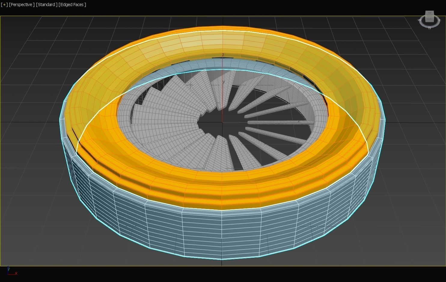 Modular - Rim Driven - Electric Thruster 01 - Concept 3D print model_3