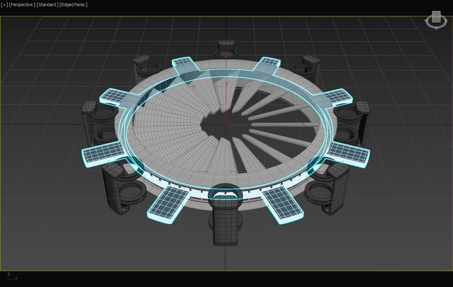 Modular - Rim Driven - Electric Thruster 01 - Concept 3D print model_6
