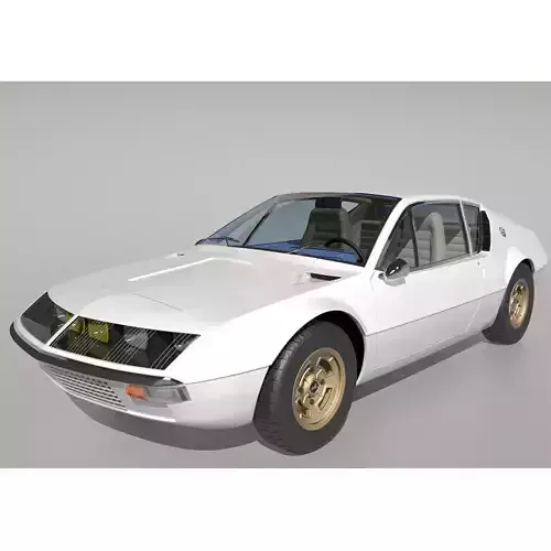 Renault Alpine A310 1600 3D model Renault Alpine A310 1600 3D model