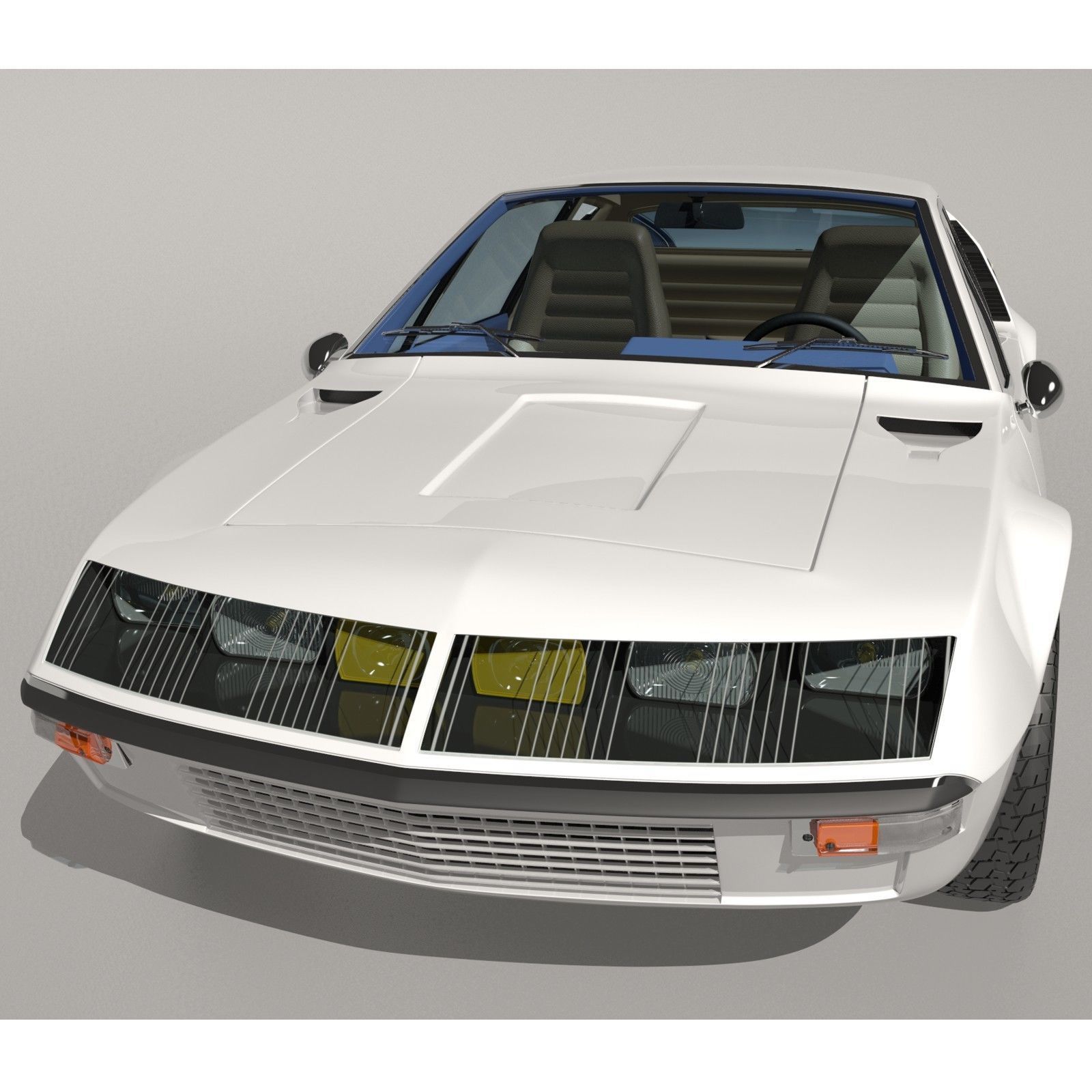 Renault Alpine A310 1600 3D model_2