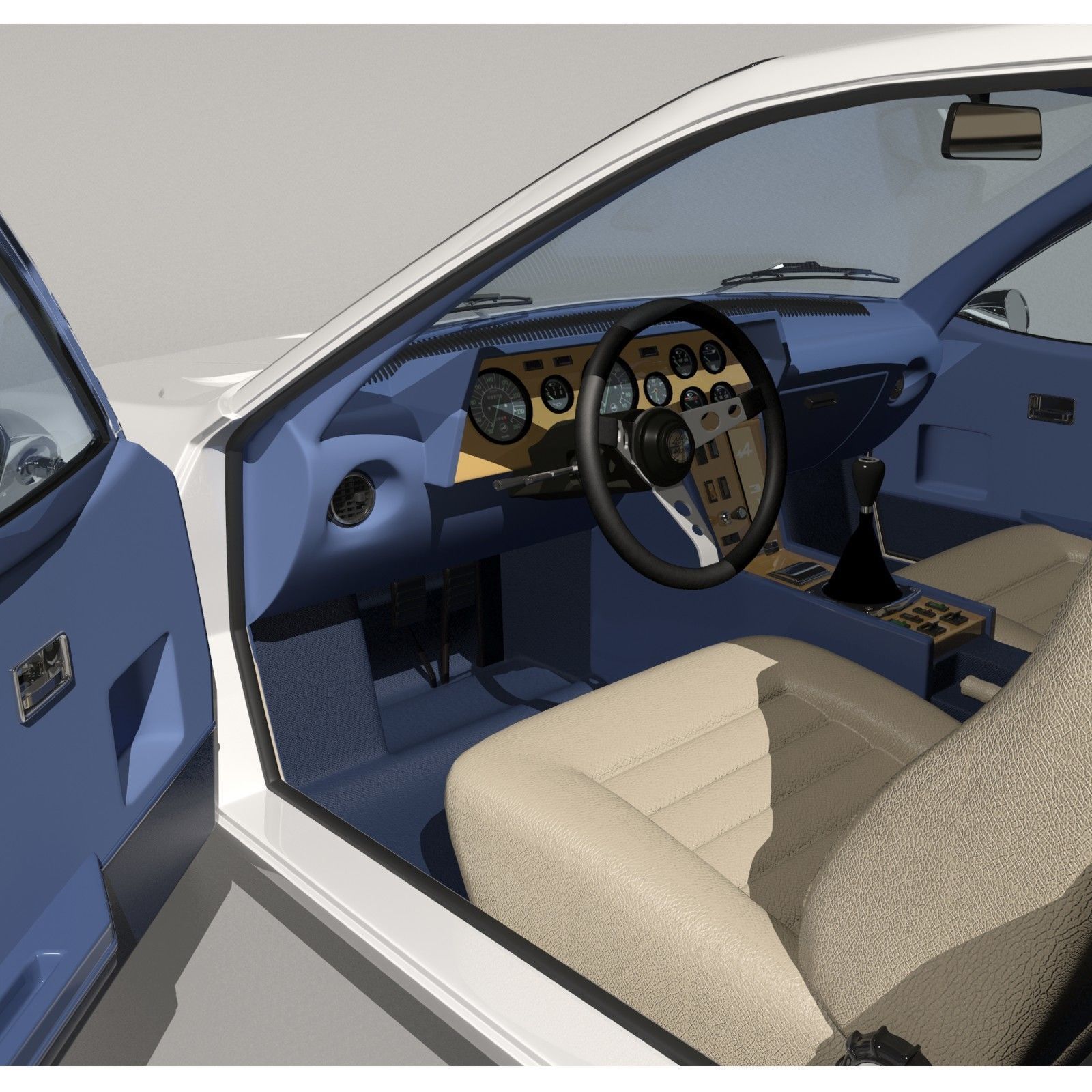 Renault Alpine A310 1600 3D model_8