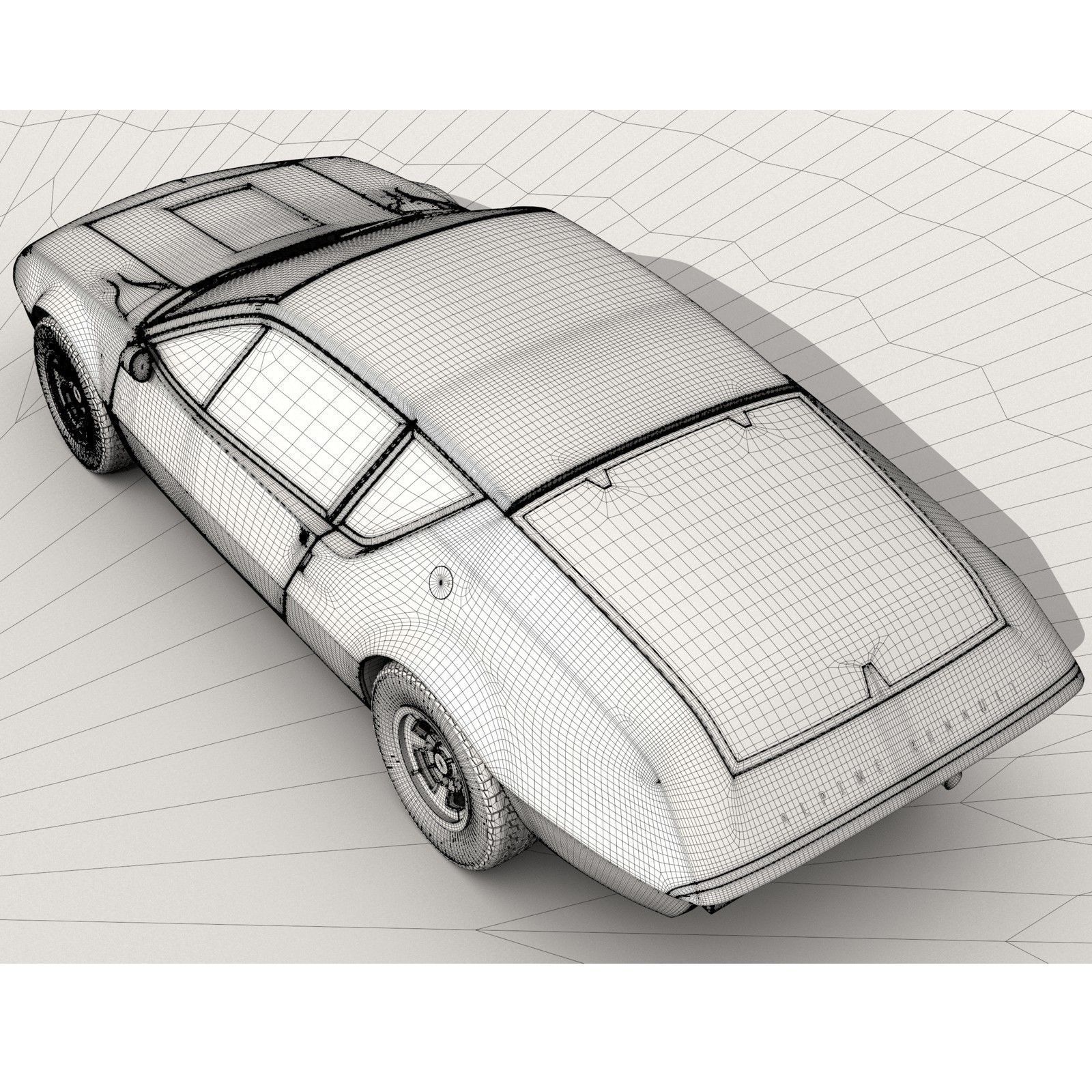 Renault Alpine A310 1600 3D model_14