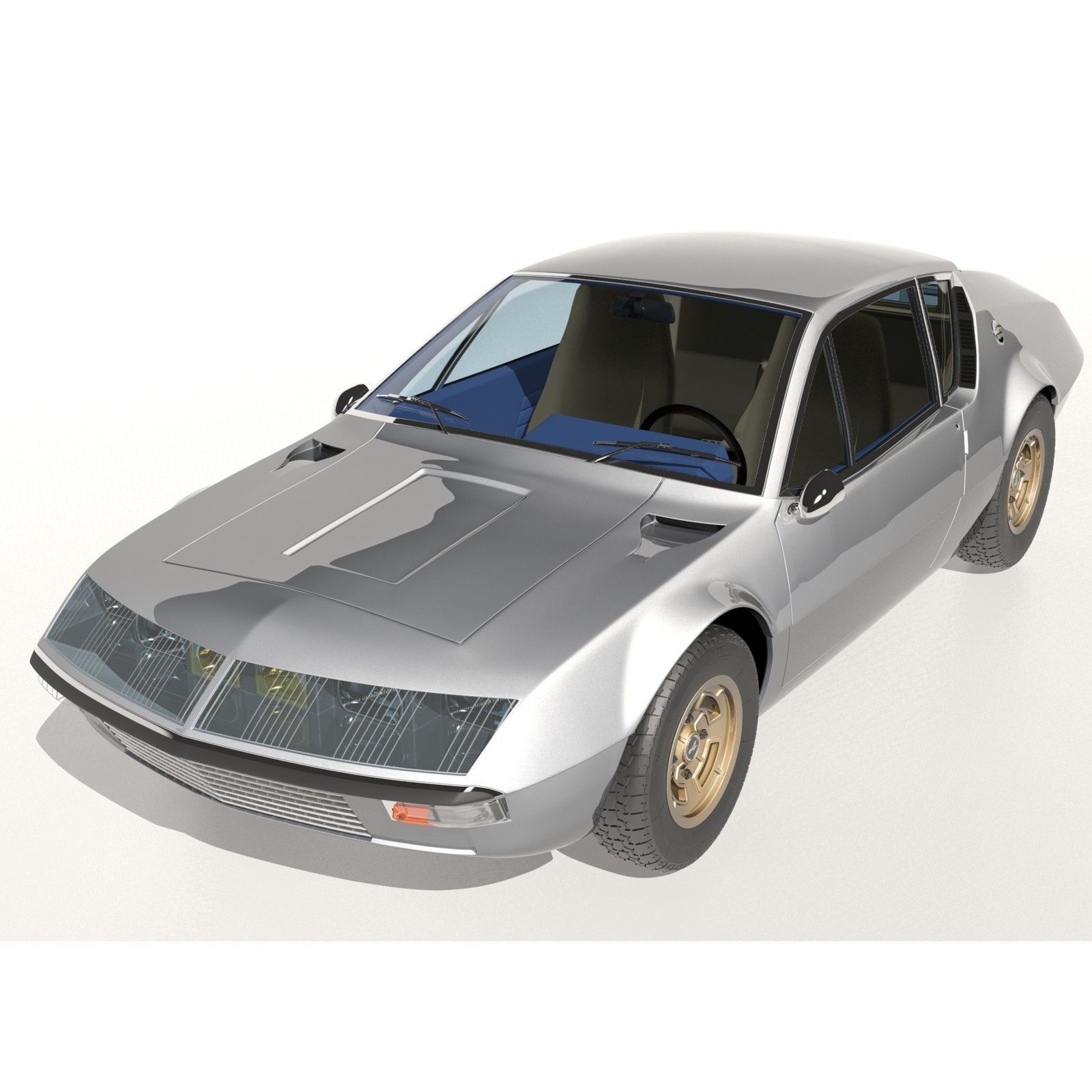 Renault Alpine A310 1600 3D model_6