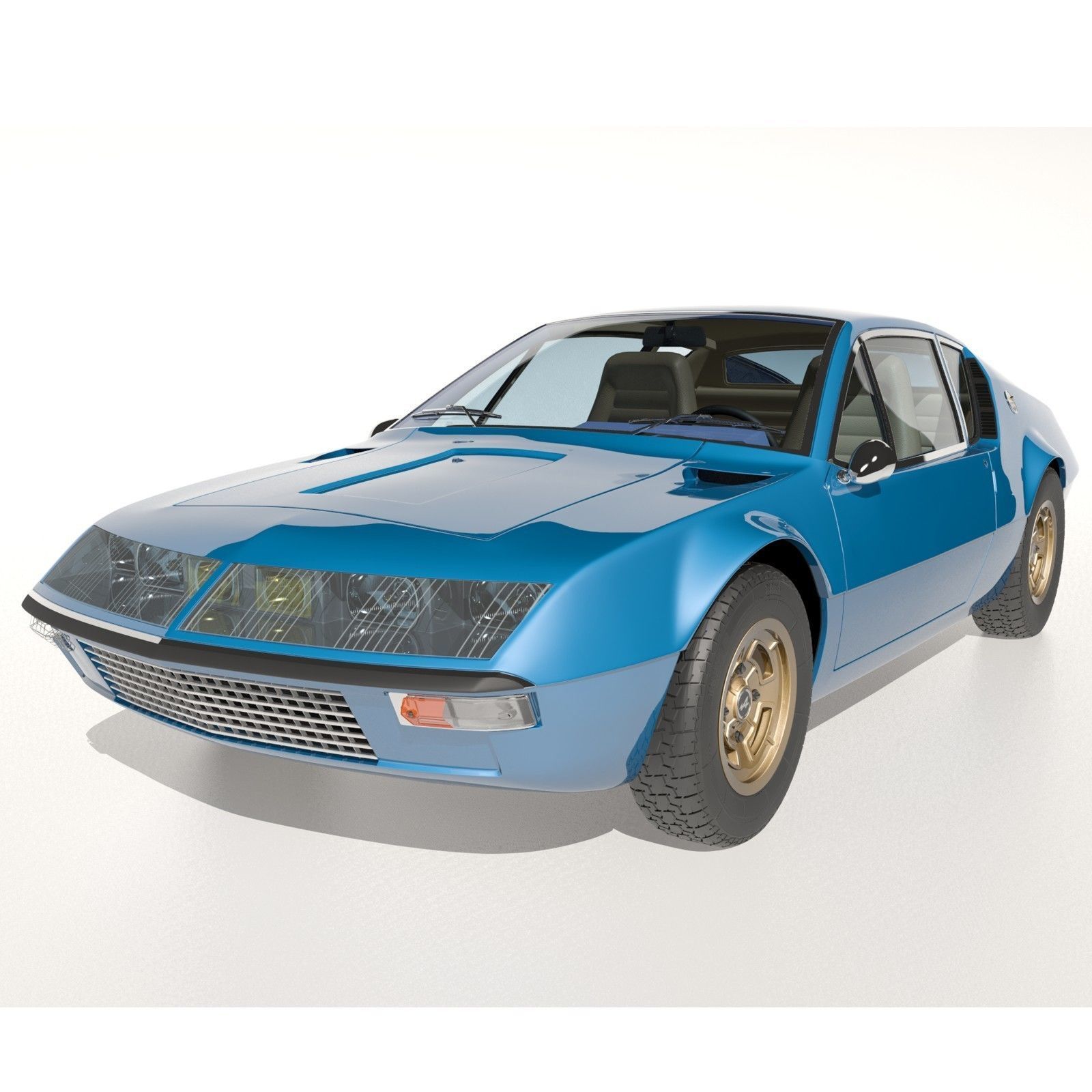 Renault Alpine A310 1600 3D model_1