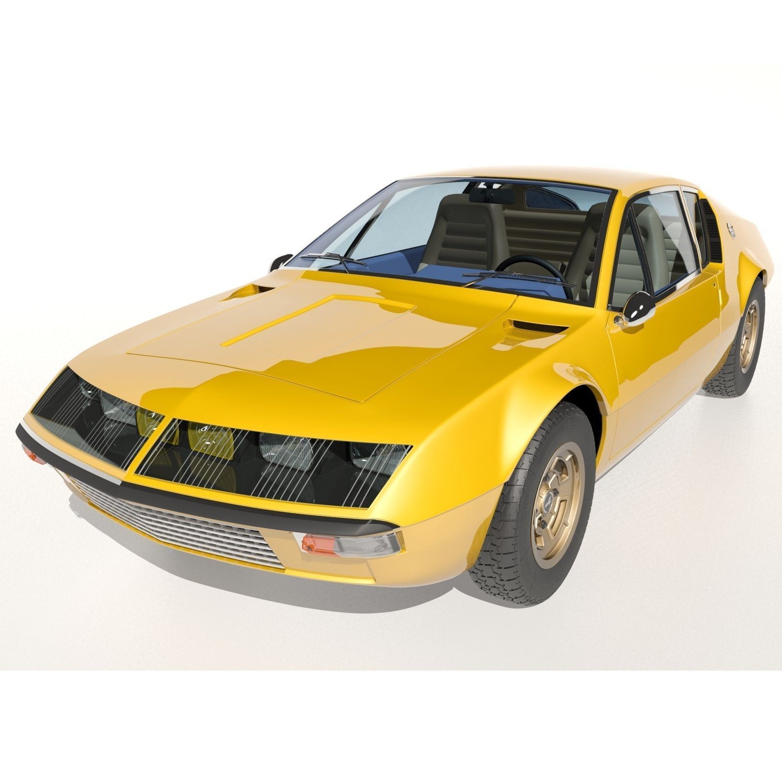 Renault Alpine A310 1600 3D model_4