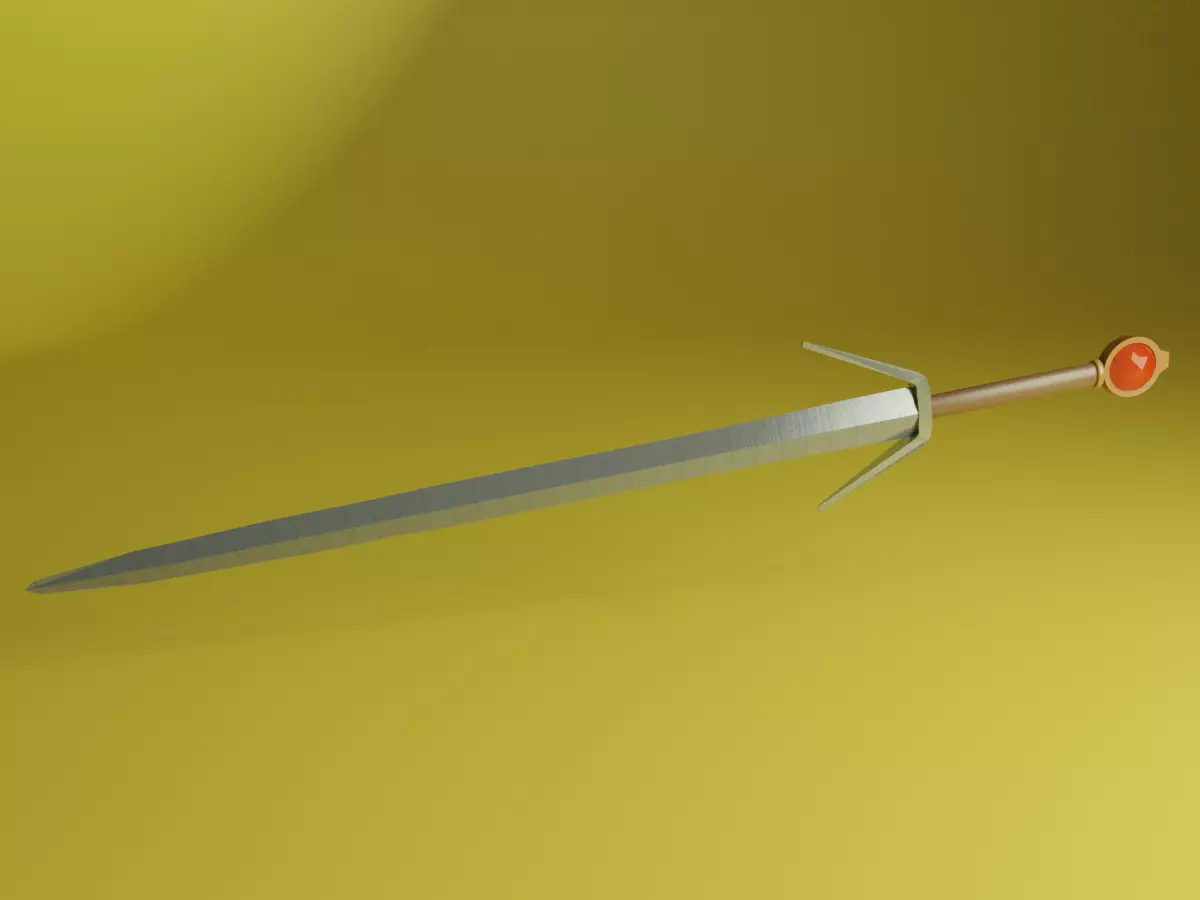 Forged in Battle Sword 3D model_0