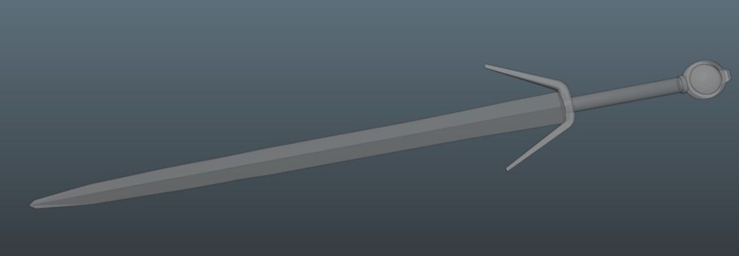 Forged in Battle Sword 3D model_5
