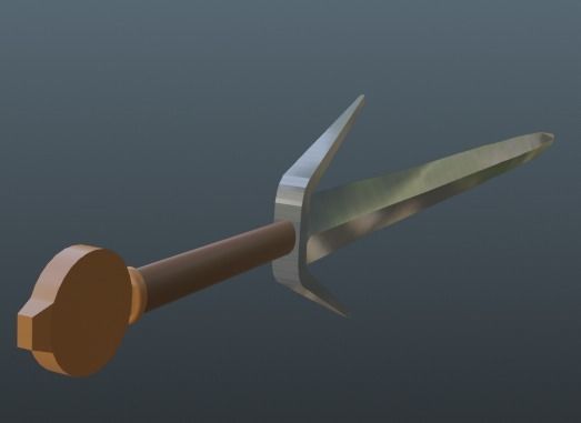 Forged in Battle Sword 3D model_4